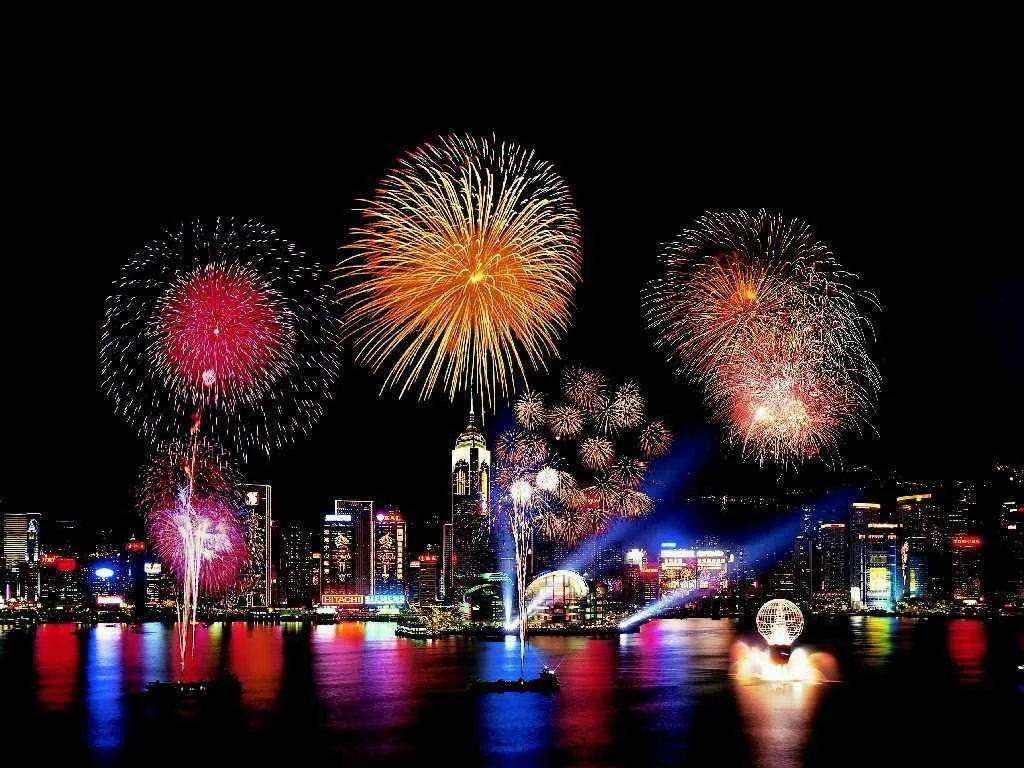 New Year party celebration